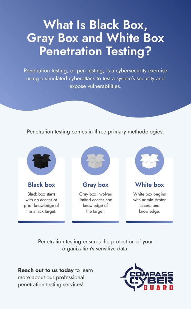 Pen Testing White Box Gray Box Black Box